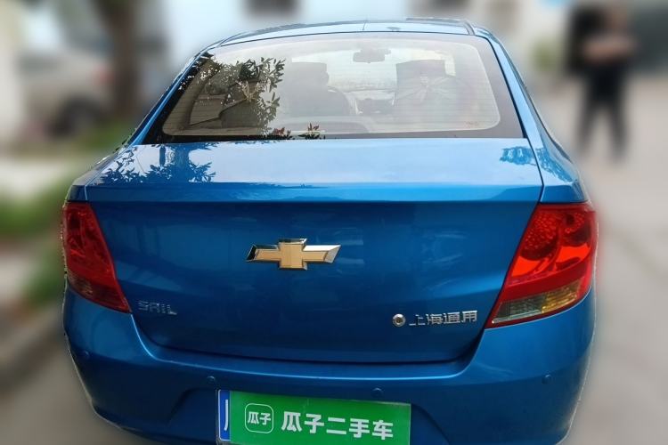 Used Chevrolet Sail 2013 Sedan 1.2L Manual Warm Edition Rear