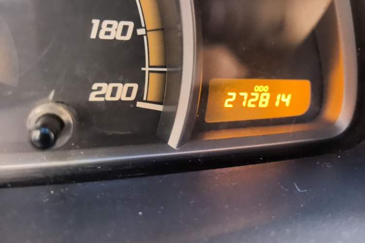 Used Chevrolet Sail 2013 Sedan 1.2L Manual Fashion Edition Odometer Close Up