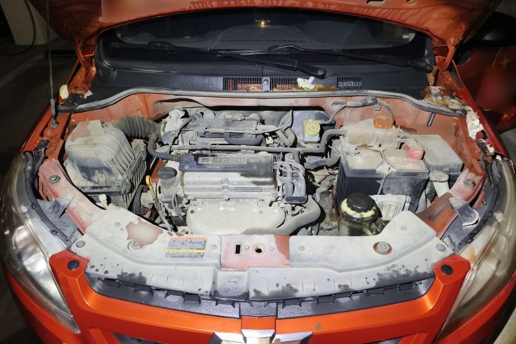 Used Chevrolet Sail 2013 Sedan 1.2L Manual Fashionable Happiness Edition Engine Bay