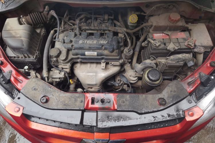 Used Chevrolet Sail 2013 Sedan 1.4L Manual Happiness Edition II Engine Bay
