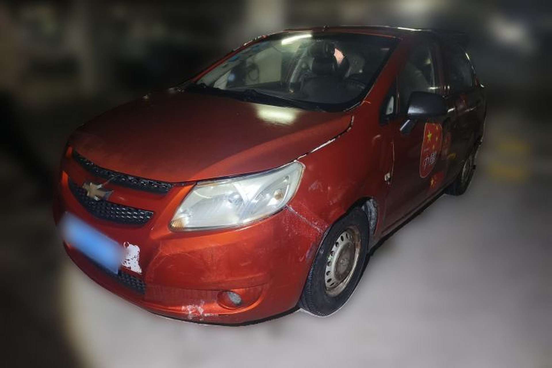 Used Chevrolet Sail 2013 Sedan 1.2L Manual Fashionable Happiness Edition Front Left 45 Deg
