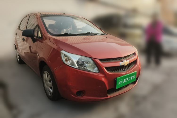 Used Chevrolet Sail 2013 Sedan 1.2L AMT Ideal Edition Front Right 45 Deg