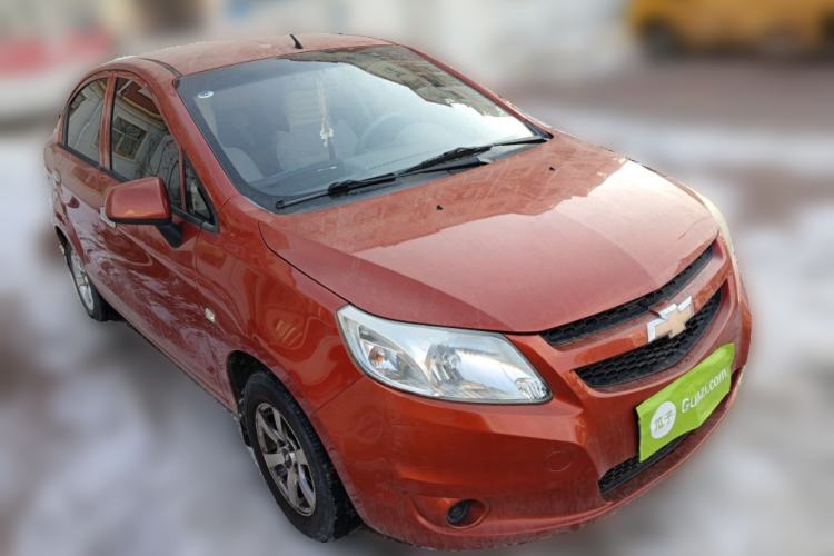 Used Chevrolet Sail 2013 Sedan 1.2L Manual Warm Edition Front Right 45 Deg