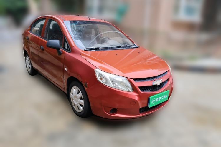 Used Chevrolet Sail 2013 Sedan 1.4L Manual Ideal Edition Front Right 45 Deg