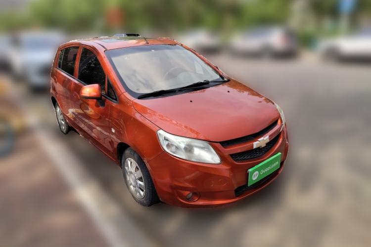 Used Chevrolet Sail 2013 Hatchback 1.4L Manual Enjoyment Edition Front Right 45 Deg