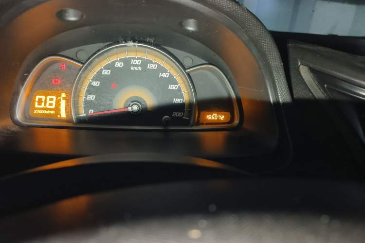 Used Chevrolet Sail 2013 Sedan 1.2L Manual Fashionable Happiness Edition Odometer Close Up