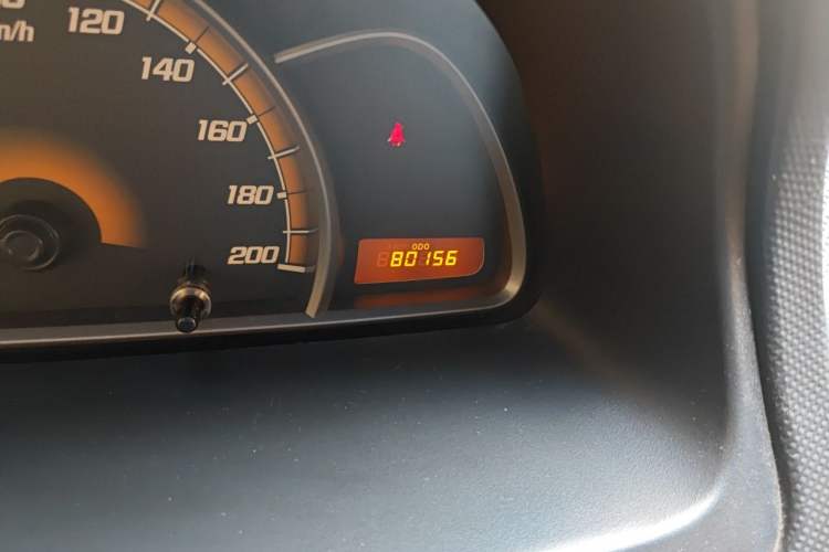 Used Chevrolet Sail 2013 Sedan 1.4L Manual Ideal Happiness Edition Odometer Close Up