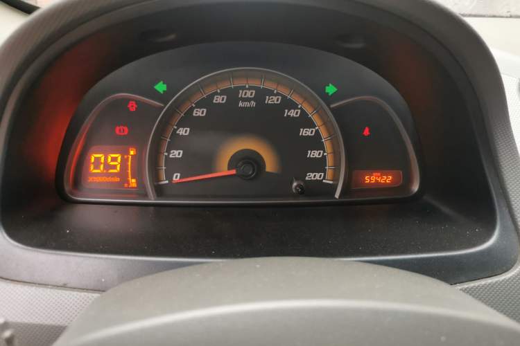 Used Chevrolet Sail 2013 Sedan 1.2L Manual Fashion Edition Odometer Close Up