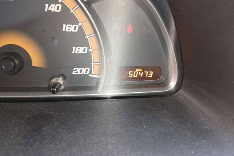 Used Chevrolet Sail 2013 Sedan 1.2L Manual Warm Edition Odometer Close Up