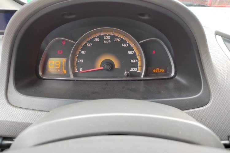 Used Chevrolet Sail 2013 Sedan 1.2L Manual Warm Edition Odometer Close Up