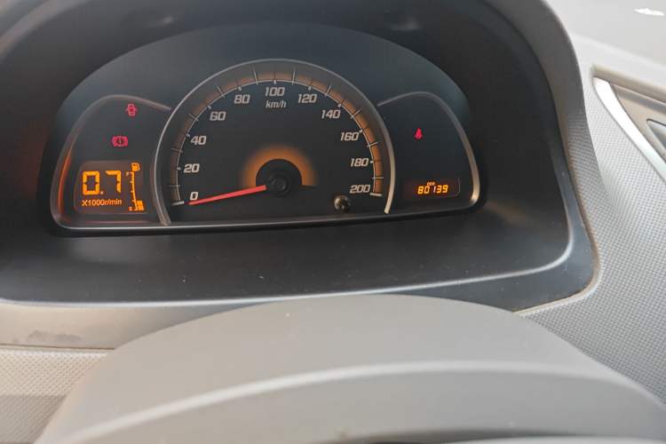 Used Chevrolet Sail 2013 Sedan 1.2L Manual Fashion Edition Odometer Close Up