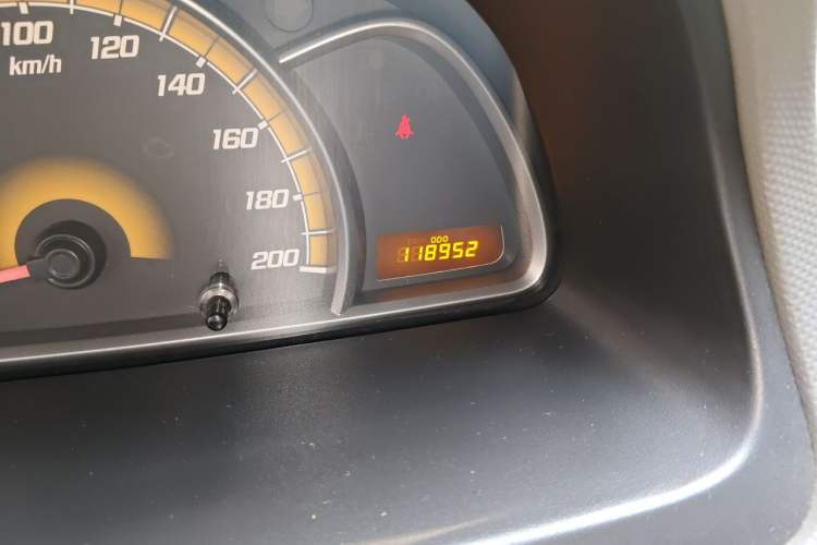 Used Chevrolet Sail 2013 Sedan 1.4L Manual Ideal Edition Odometer Close Up