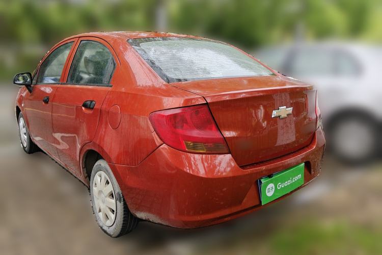 Used Chevrolet Sail 2013 Sedan 1.2L AMT Ideal Edition Rear Left 45 Deg