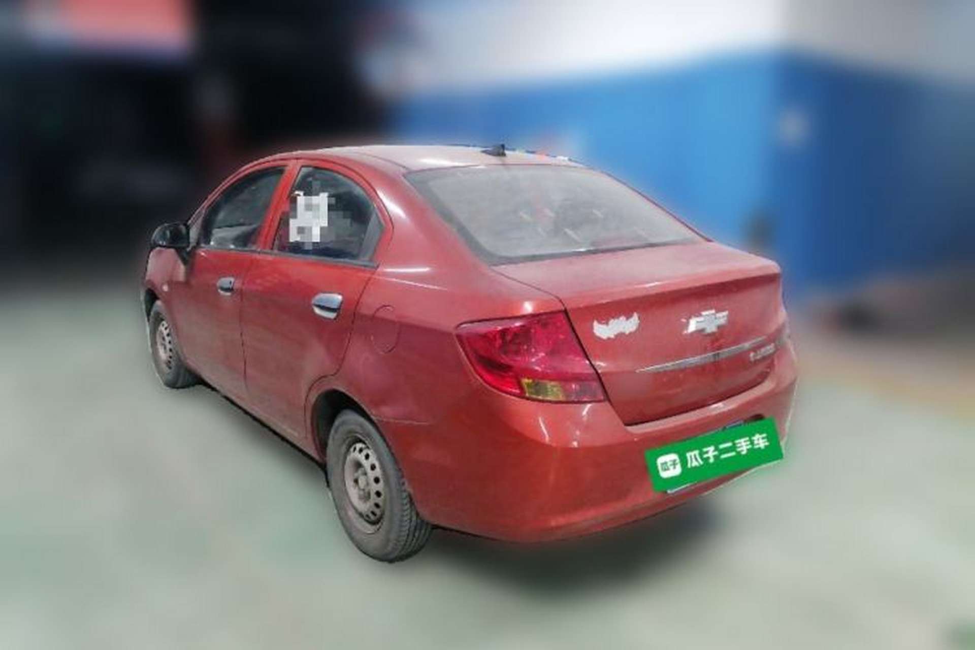 Used Chevrolet Sail 2013 Sedan 1.2L Manual Warm Edition Rear Left 45 Deg