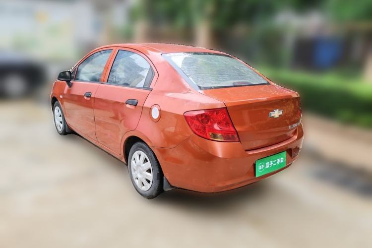 Used Chevrolet Sail 2013 Sedan 1.4L Manual Ideal Edition Rear Left 45 Deg