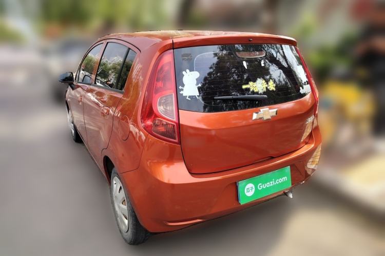 Used Chevrolet Sail 2013 Hatchback 1.4L Manual Enjoyment Edition Rear Left 45 Deg