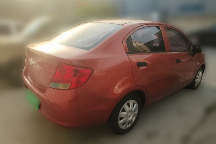 Used Chevrolet Sail 2013 Sedan 1.2L AMT Ideal Edition Rear Right 45 Deg