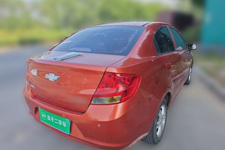 Used Chevrolet Sail 2013 Sedan 1.4L Manual Happiness Edition II Rear Right 45 Deg