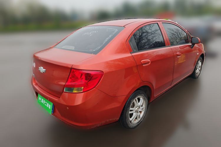 Used Chevrolet Sail 2013 Sedan 1.4L Manual Happiness Edition II Rear Right 45 Deg