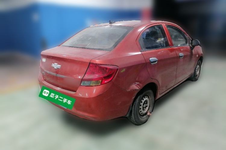 Used Chevrolet Sail 2013 Sedan 1.2L Manual Warm Edition Rear Right 45 Deg