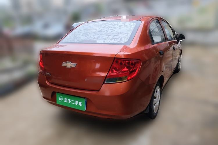 Used Chevrolet Sail 2013 Sedan 1.4L Manual Ideal Edition Rear Right 45 Deg