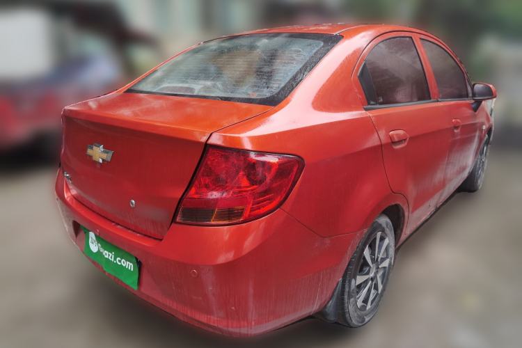 Used Chevrolet Sail 2013 Sedan 1.4L Manual Happiness Edition II Rear Right 45 Deg