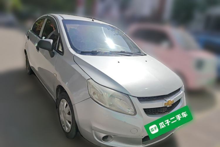 Used Chevrolet Sail 2013 Sedan 1.4L Manual Ideal Edition Front Right 45 Deg