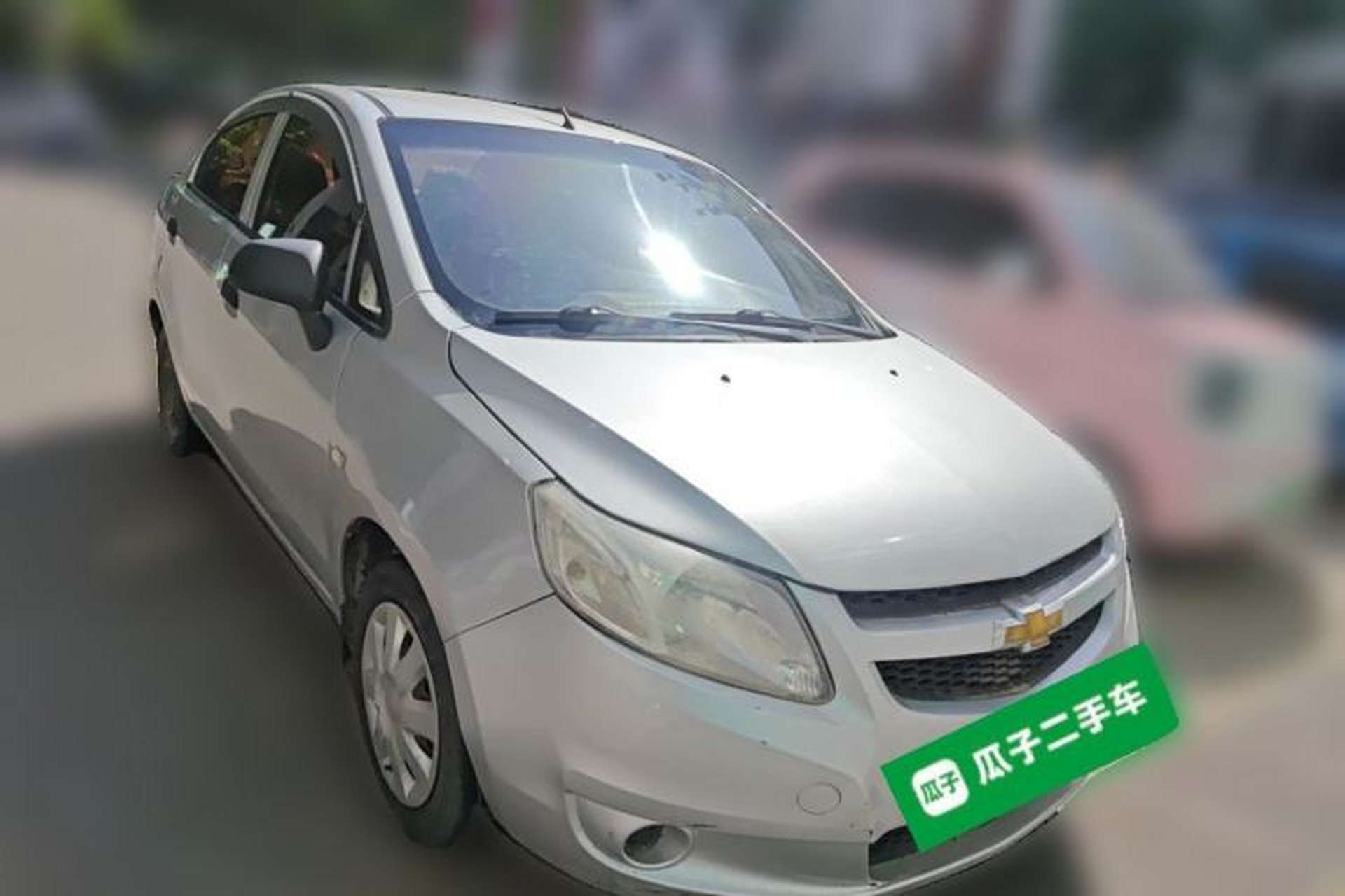 Used Chevrolet Sail 2013 Sedan 1.4L Manual Ideal Edition Front Right 45 Deg