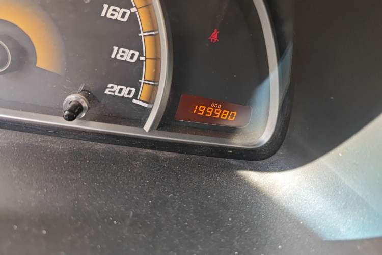 Used Chevrolet Sail 2013 Sedan 1.4L Manual Ideal Edition Odometer Close Up