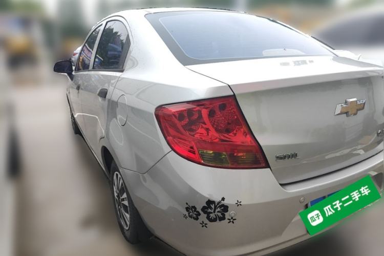 Used Chevrolet Sail 2013 Sedan 1.2L Manual Fashion Edition Rear Left 45 Deg