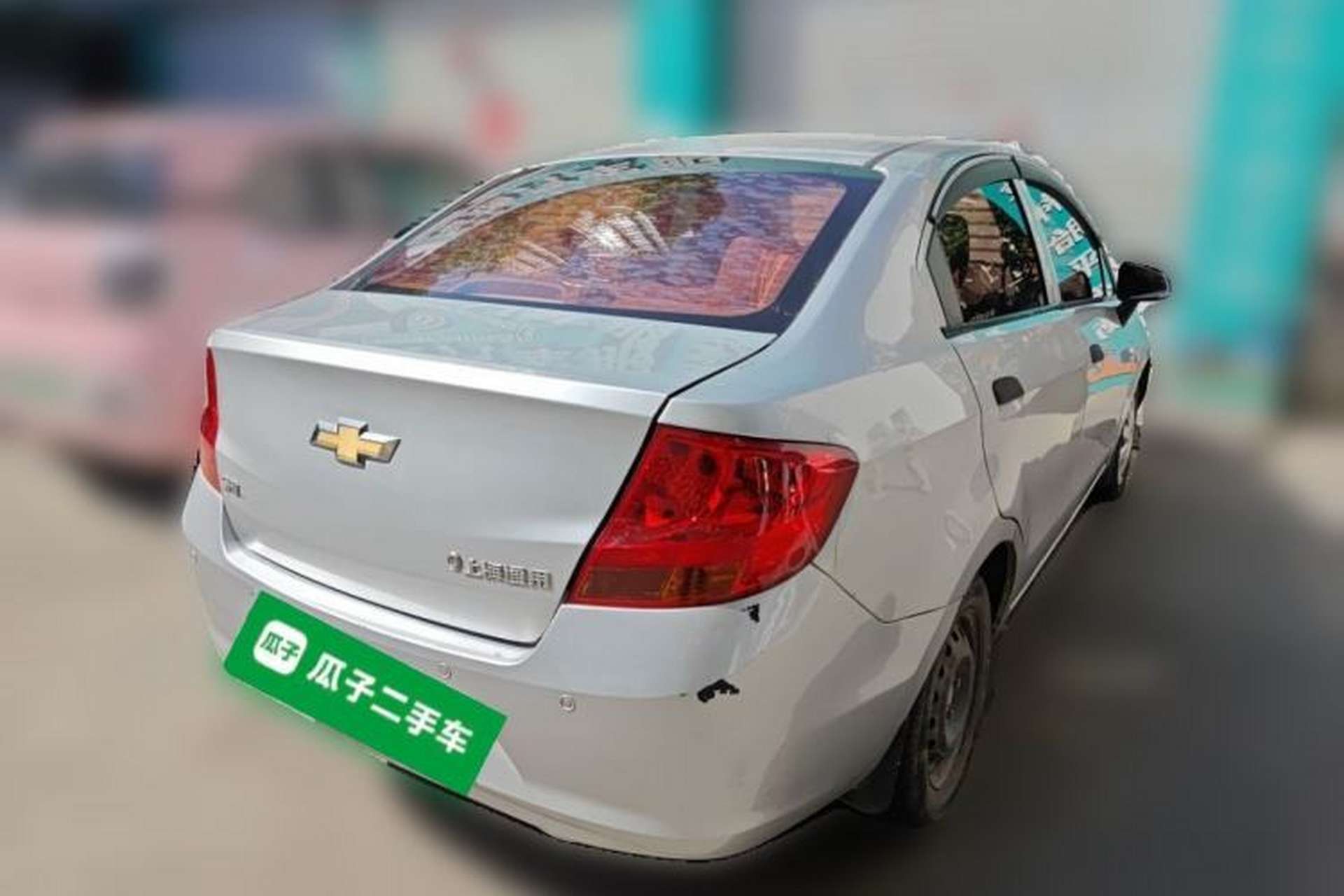 Used Chevrolet Sail 2013 Sedan 1.4L Manual Ideal Edition Rear Right 45 Deg
