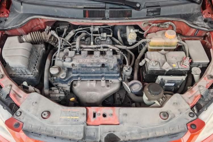 Used Chevrolet Sail 2013 Sedan 1.4L Manual Ideal Happiness Edition Engine Bay