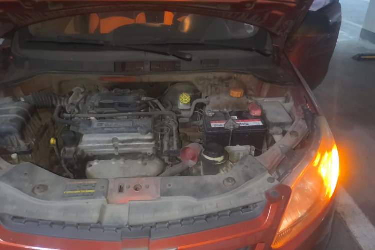 Used Chevrolet Sail 2013 Sedan 1.2L Manual Warm Edition Engine Bay Left
