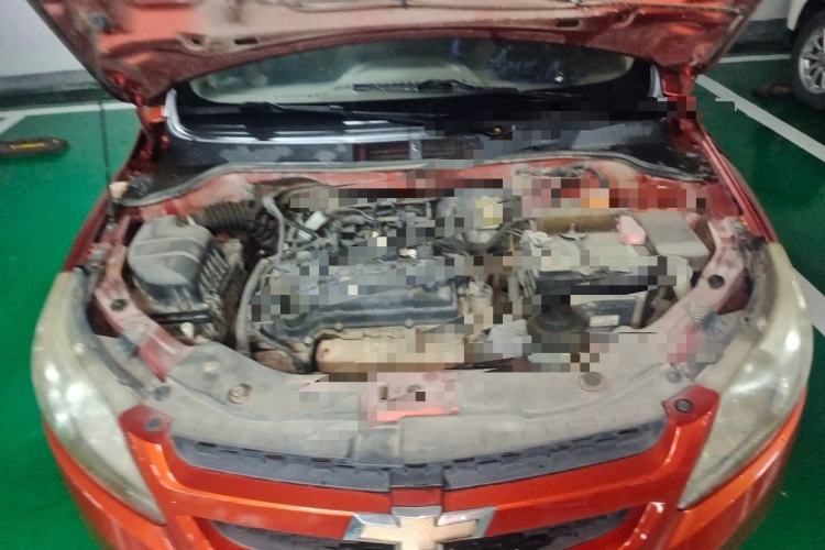 Used Chevrolet Sail 2013 Sedan 1.4L Manual Happiness Edition II Engine Bay