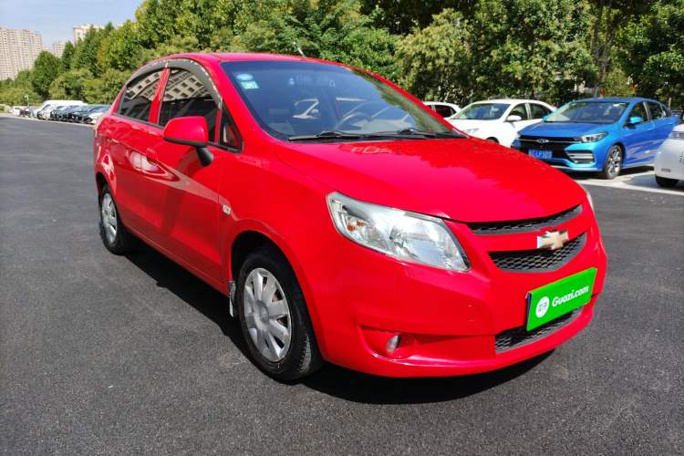 Used Chevrolet Sail 2013 Sedan 1.4L AMT Enjoy Edition Front Right 45 Deg