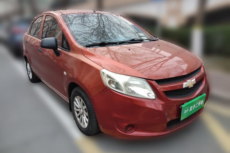 Used Chevrolet Sail 2013 Sedan 1.2L Manual Fashion Edition Front Right 45 Deg