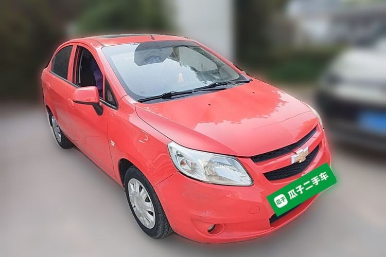 Used Chevrolet Sail 2013 Sedan 1.4L Manual Elegance Edition Front Right 45 Deg