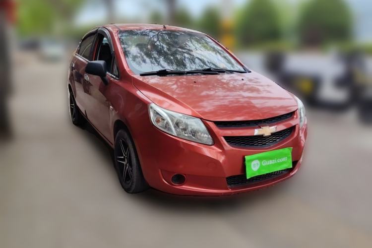 Used Chevrolet Sail 2013 Sedan 1.2L Manual Fashionable Happiness Edition Front Right 45 Deg