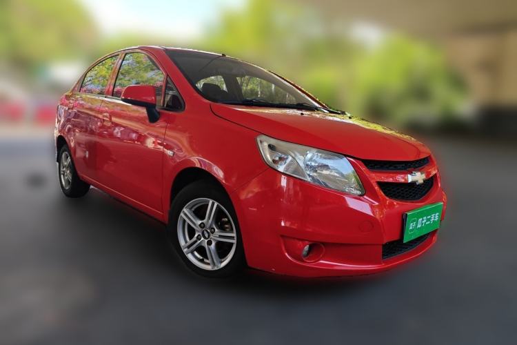 Used Chevrolet Sail 2013 Sedan 1.4L AMT Enjoy Edition Front Right 45 Deg