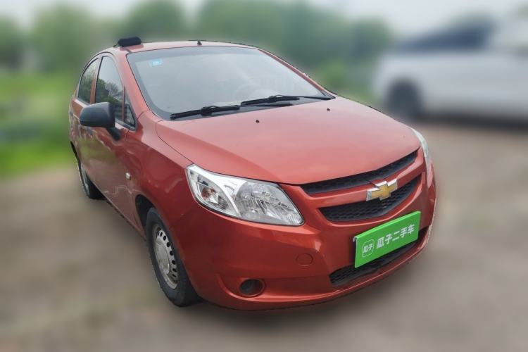 Used Chevrolet Sail 2013 Sedan 1.2L Manual Warm Edition Front Right 45 Deg