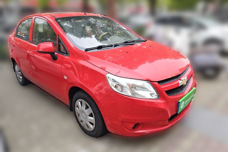 Used Chevrolet Sail 2013 Sedan 1.4L Manual Elegance Edition Front Right 45 Deg