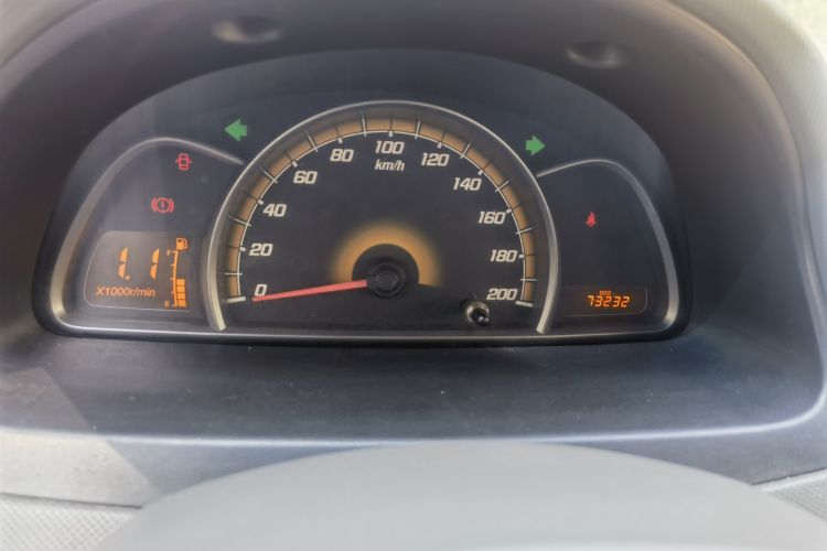 Used Chevrolet Sail 2013 Sedan 1.2L Manual Warm Edition Odometer Close Up