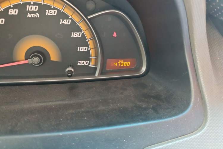 Used Chevrolet Sail 2013 Sedan 1.2L Manual Fashion Edition Odometer Close Up