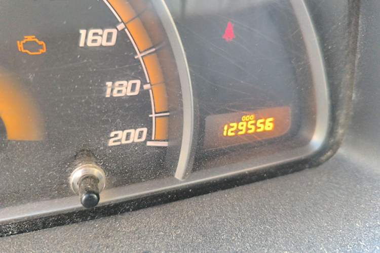 Used Chevrolet Sail 2013 Sedan 1.2L Manual Warm Edition Odometer Close Up