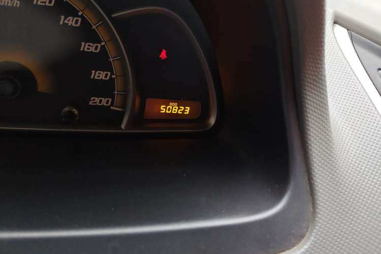 Used Chevrolet Sail 2013 Sedan 1.4L Manual Elegance Edition Odometer Close Up
