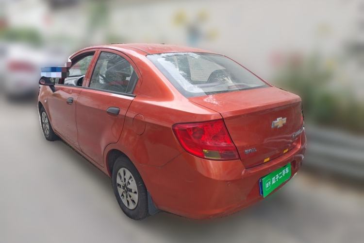 Used Chevrolet Sail 2013 Sedan 1.2L Manual Warm Edition Rear Left 45 Deg