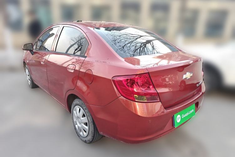 Used Chevrolet Sail 2013 Sedan 1.4L Manual Elegance Edition Rear Left 45 Deg
