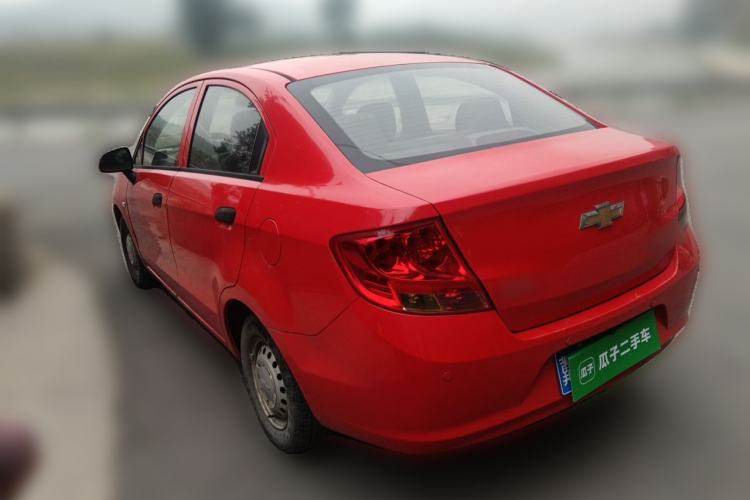 Used Chevrolet Sail 2013 Sedan 1.2L Manual Fashionable Happiness Edition Rear Left 45 Deg