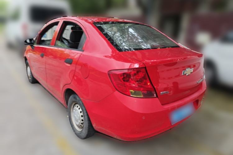Used Chevrolet Sail 2013 Sedan 1.2L Manual Fashionable Happiness Edition Rear Left 45 Deg