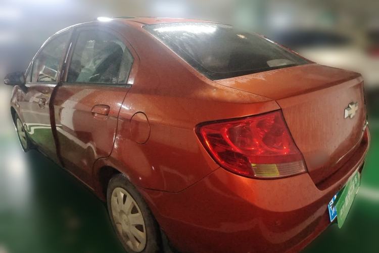 Used Chevrolet Sail 2013 Sedan 1.4L Manual Happiness Edition II Rear Left 45 Deg